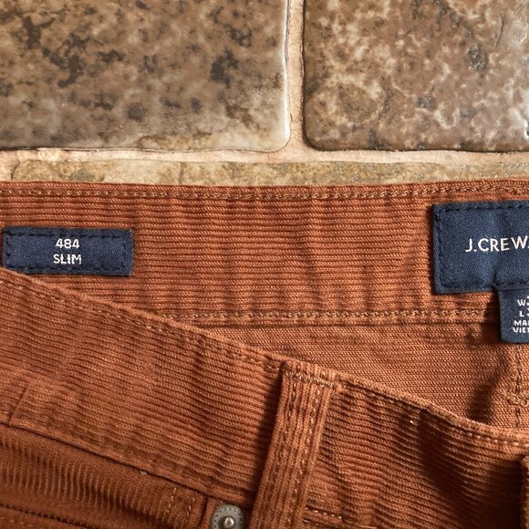 Corduroy Pants, J. Crew Style 484 small wale 5 pocket pants, 30W x 30L - Picture 4 of 5